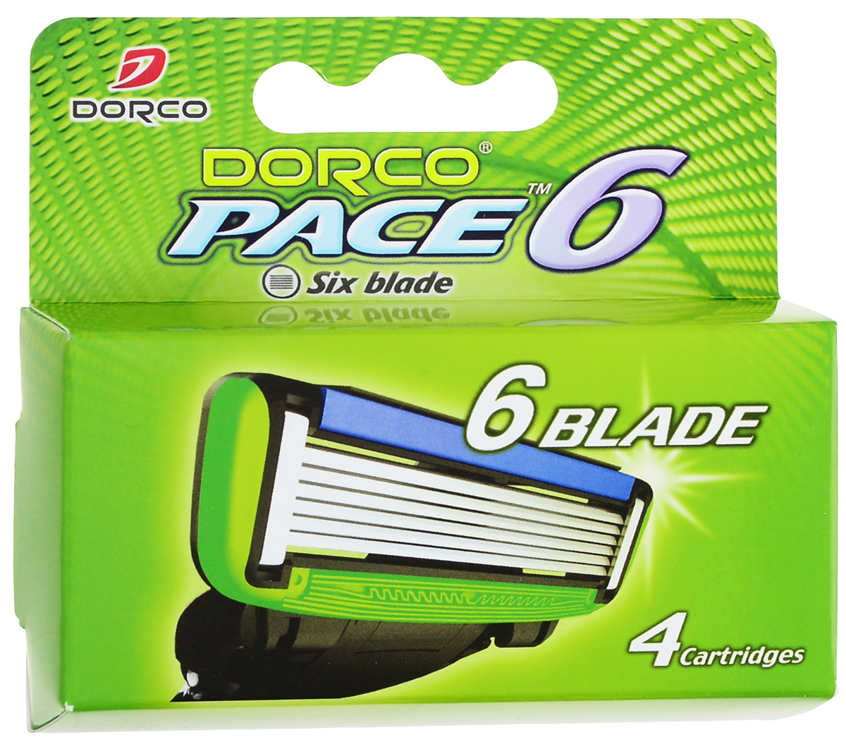 Dorco Kассеты для бритья Pace 6, 4 шт.851229 Dorco Kассеты для бритья Pace 6, 4 шт.851229Кассеты с увлажняющей полоской и 6 лезвиями обеспечивают комфортное бритье. Лезвия легко промываются. Плавающая головка с фронтальным креплением обеспечивает гладкое и чистое бритье. ГОСТ Р 51243-99. Лезвие не вытирать. Не использовать в целях, отличающихся от прямого назначения продукта. Беречь от детей. Хранить в сухом, недоступном для детей месте.