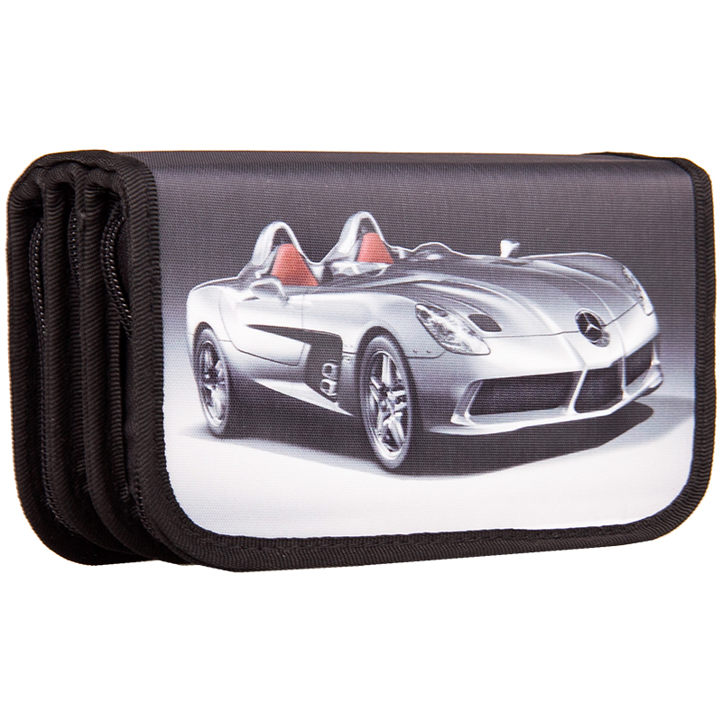 ArtSpace Пенал Авто Supercar цвет черный ПК12-20_ПО-411_10094ПК12-20_ПО-411_10094 ArtSpace Пенал Авто Supercar цвет черный ПК12-20_ПО-411_10094ПК12-20_ПО-411_10094Удобный пенал ArtSpace Авто. Supercar станет не только практичным, но и стильным школьным аксессуаром для любого ребенка.Пенал выполнен из прочных материалов и закрывается на застежку-молнию. Состоит из трех вместительных отделений, в которых без труда поместятся канцелярские принадлежности.Для обеспечения дополнительной износоустойчивости пенал отделан текстильной лентой по краю, а также дополнен закругленными уголками.Такой пенал станет незаменимым помощником для школьника, с ним ручки и карандаши всегда будут под рукой и больше не потеряются.
