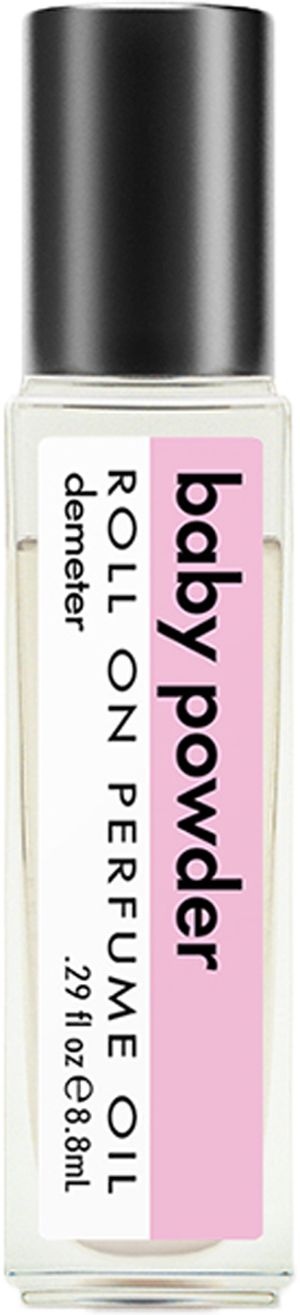 Demeter Fragrance Library Парфюмерное масло Детская присыпка (Baby Powder), 8,8 млDM17578 Demeter Fragrance Library Парфюмерное масло Детская присыпка (Baby Powder), 8,8 млDM17578Удивительный аромат этой коллекции! Настоящая детская присыпка. Все кто уже попробовали его, были в диком восторге - бегали за голубями, дергали девчонок за косички и с удовольствием ели кашку. Ну, и, конечно, все как один, мазали на себя детской присыпкой снова и снова. Хватит ли этого аромата на всех - сказать трудно. Поэтому рекомендуем немедленно его приобрести. Способ применения: нанести на сухую, чистую кожу. На точки пульса. Парфюмерные масла - это концентрат, в состав которого входят только натуральные ароматические вещества. Парфюмерные масла, состоящие из масляной основы и сбалансированной парфюмерной композиции, обеспечивают стойкость аромата, поэтому запах держится очень долго. Отсутствие спирта делает ароматы менее летучими, не вызывает аллергической реакции и не высушивает кожу. Они не испаряются с кожи, а постепенно впитываются в нее.Товар сертифицирован.
