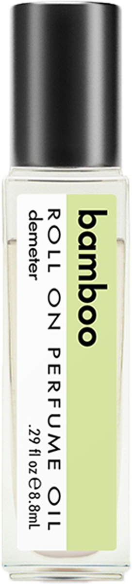 Demeter Fragrance Library Парфюмерное масло Бамбук (Bamboo), 8,8 млDM02278 Demeter Fragrance Library Парфюмерное масло Бамбук (Bamboo), 8,8 млDM02278Думаете, сейчас будет рассказ о том, как быстро растет бамбук? Или как его любит большая панда? Нужно сказать, что бамбук в Китае, например, символизирует долголетие, в Индии — дружбу, а в Японии — неукротимую силу. В России бамбук теперь символизирует духи Demeter, которые принесут вам не только счастье, дружбу и долголетие, но и тонкий, травяной аромат.Способ применения: нанести на сухую, чистую кожу. На точки пульса.Парфюмерные масла - это концентрат, в состав которого входят только натуральные ароматические вещества. Парфюмерные масла, состоящие из масляной основы и сбалансированной парфюмерной композиции, обеспечивают стойкость аромата, поэтому запах держится очень долго. Отсутствие спирта делает ароматы менее летучими, не вызывает аллергической реакции и не высушивает кожу. Они не испаряются с кожи, а постепенно впитываются в нее.Товар сертифицирован.