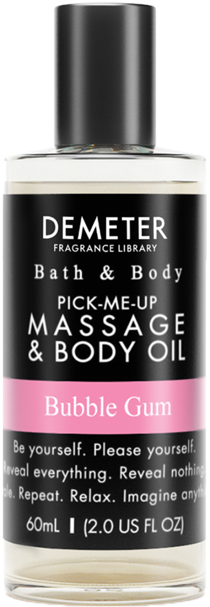 Demeter Масло для тела и массажа Жевательная резинка (Bubble Gum), 60 мл одеколон demeter жевательная резинка bubble gum объем 30 мл