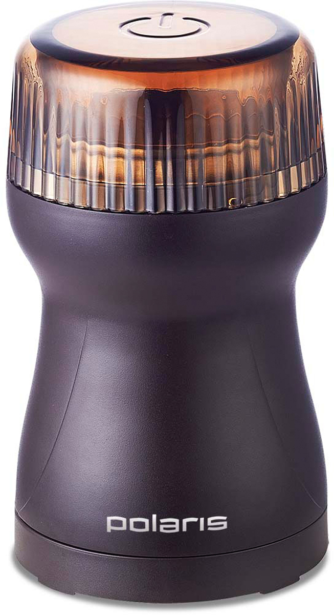 Polaris PCG 1120, Brown кофемолка007269_кофе Polaris PCG 1120, Brown кофемолка007269_кофеКофемолка Polaris PCG 1120 – прекрасное приобретение для ценителей настоящего свежемолотого кофе. Устройство отличается сверхкомпактными размерами, поэтому легко помещается в кухонный шкафчик. Благодаря прозрачной верхней крышке можно удобно отслеживать и выбирать наиболее оптимальный для себя уровень помола (от грубого до тонкого). Модель выполнена из прочного пластика и оснащена ротационным ножом из нержавеющей стали. Кофемолка крайне проста в использовании: кофейные зерна загружаются в специальный отсек, после чего накрываются крышкой. Путем нажатия одной кнопки приводится в движение режущий элемент, и выполняется измельчение. Защитная система представлена блокировкой включения, которая срабатывает в случае, если пользователь забыл либо неправильно закрыл верхнюю крышку.
