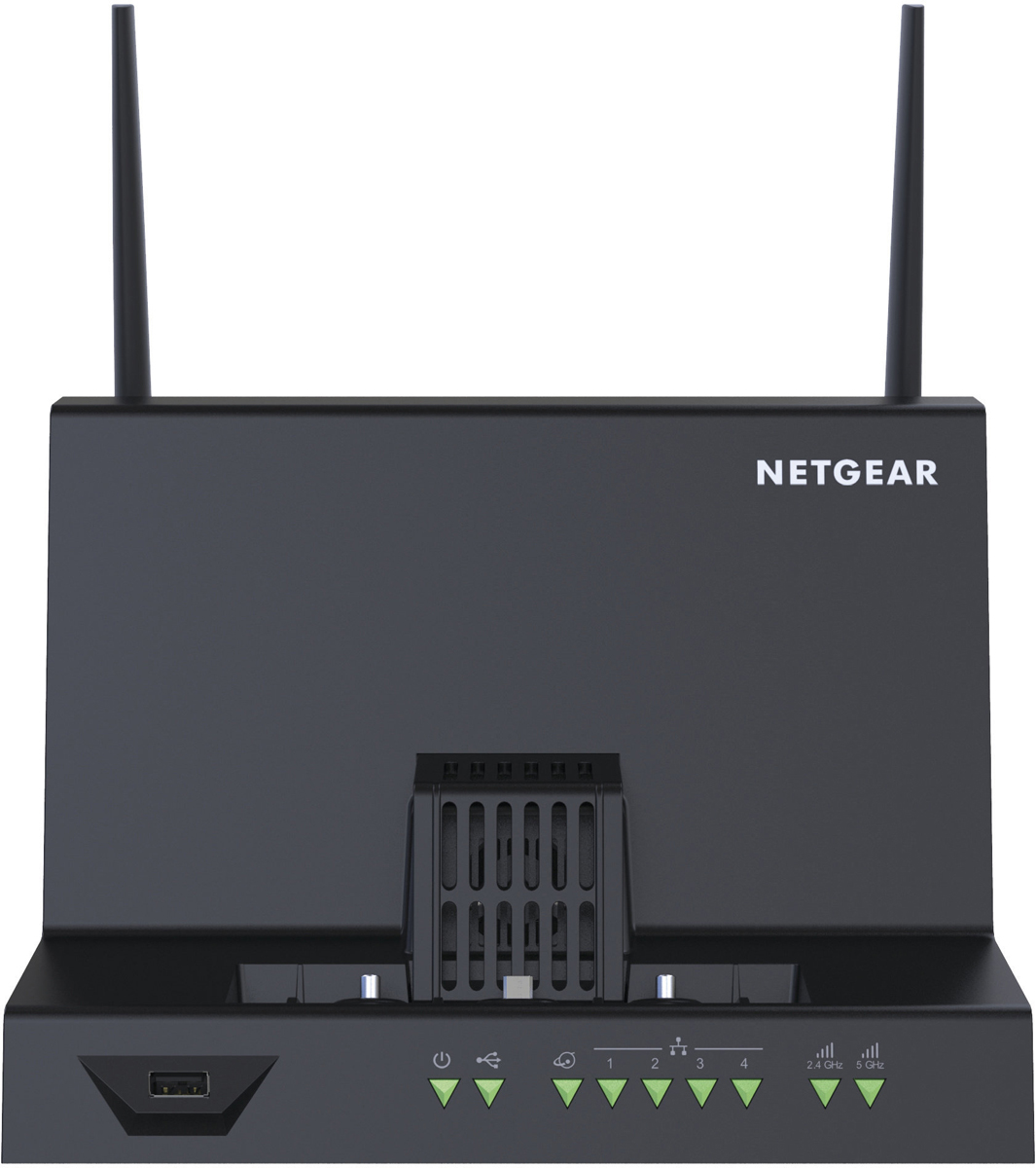 Netgear DC112A AirCard Smart Cradle, Black маршрутизаторDC112A-100EUS Netgear DC112A AirCard Smart Cradle, Black маршрутизаторDC112A-100EUSДок-станция AirCard Smart Cradle позволяет превратить любую мобильную точку доступа NETGEAR AirCard в высокоэффективный роутер LTE. Благодаря внутренним антеннам 4G/3G, обладающим высоким коэффициентом усиления, и внешним антеннам WiFi, одному порту USB и пяти гигабитным портам Ethernet, пользователи могут максимально реализовать потенциал своей мобильной сети WiFi и получить рекордно широкую зону покрытия и высокую производительность, необходимые для домов и офисов.