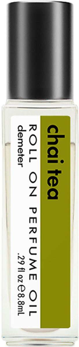 Demeter Fragrance Library Парфюмерное масло Пряный чай (Chai Tea), 8,8 млDM20178 Demeter Fragrance Library Парфюмерное масло Пряный чай (Chai Tea), 8,8 млDM20178Chai Tea (Чай чай) — это любимый напиток жителей стран Индо-Пакистана, по-русски звучит как чай Масала, или просто пряный чай. Пшикнув на себя чаем, вы сразу почувствуете нотки пряностей и трав, в частности кардамона, корицы, имбиря, звездчатого аниса, перчинок и даже клевера. База аромата представляет собой коктейль из тонов черного чая, молока и сахара.Способ применения: Нанести на сухую, чистую кожу. На точки пульса.Парфюмерные масла - это концентрат, в состав которого входят только натуральные ароматические вещества. Парфюмерные масла, состоящие из масляной основы и сбалансированной парфюмерной композиции, обеспечивают стойкость аромата, поэтому запах держится очень долго. Отсутствие спирта делает ароматы менее летучими, не вызывает аллергической реакции и не высушивает кожу. Они не испаряются с кожи, а постепенно впитываются в нее.Товар сертифицирован.