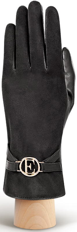 Перчатки женские Eleganzza, цвет: черный. IS268. Размер 7