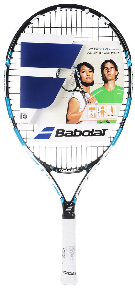 Теннисная ракетка Babolat Pure Drive Junior 23, цвет: черный, розовый140161 Теннисная ракетка Babolat Pure Drive Junior 23, цвет: черный, розовый140161Теннисная ракетка Babolat Pure Drive 23 - это современная теннисная ракетка, которая отвечает высоким запросам начинающих профессионалов тенниса. Подходит для юниоров начального, среднего и высокого уровня подготовки. Размер головы: 630 см2.Длина ракетки: 585 мм.Баланс: 285 мм.