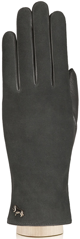 Перчатки женские Labbra, цвет: темно-серый. LB-4707. Размер 8