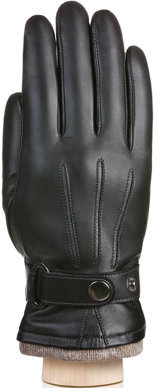 Перчатки мужские Eleganzza, цвет: черный, темно-серый. IS980. Размер 10