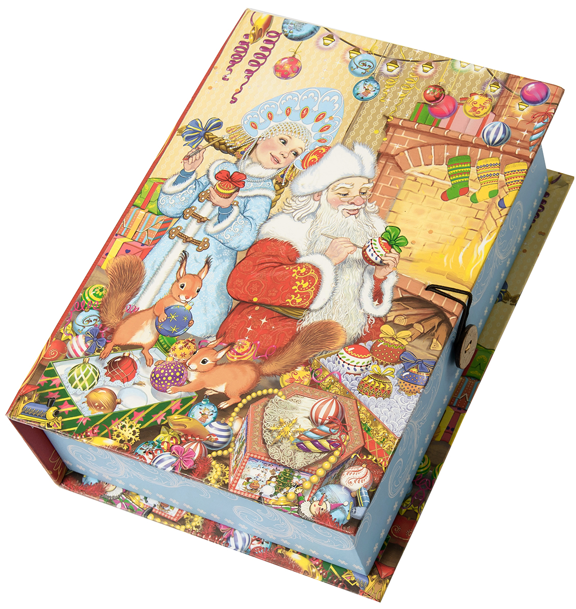 Коробка подарочная Magic Time Внучка Деда Мороза, размер M. 7504175041 Коробка подарочная Magic Time Внучка Деда Мороза, размер M. 7504175041Подарочная коробка Внучка Деда Мороза-M из мелованного, ламинированного, негофрированного картона плотностью 1100 г, м2, с полноцветным декоративным рисунком на внутренней и наружной части, 20x14x6, артикул 75041