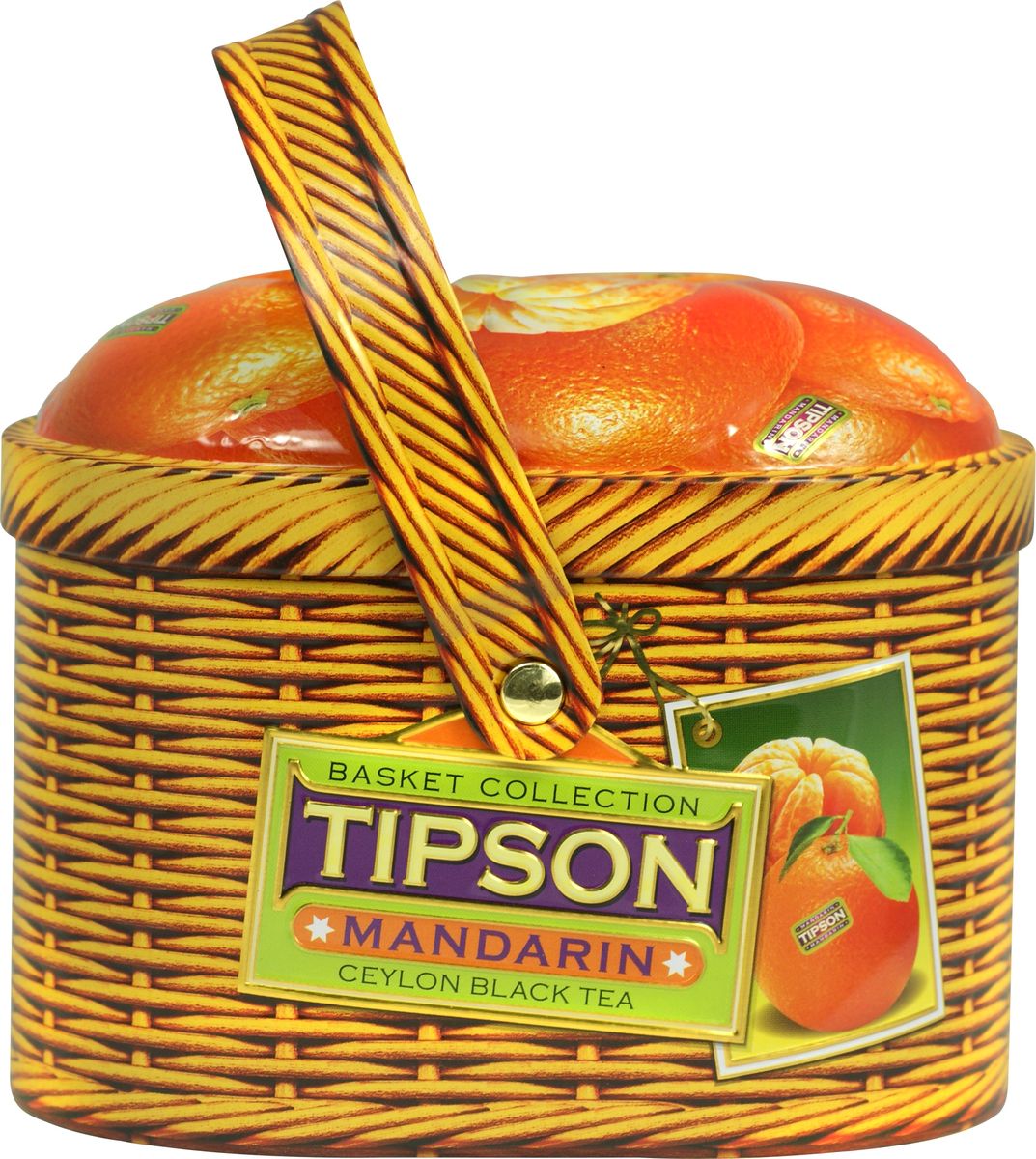 Tipson Mandarin черный листовой чай, 80 г80130-00 Tipson Mandarin черный листовой чай, 80 г80130-00Чай черный цейлонский байховый листовой, цедра апельсина, ароматизатор мандарина