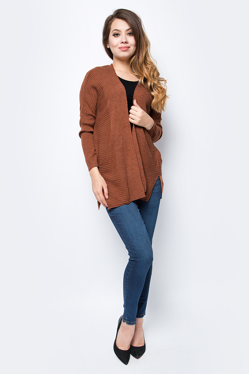 Кардиган женский Only, цвет: бордовый. 15139978_Cherry Mahogany. Размер L (48)15139978_Cherry Mahogany Кардиган женский Only, цвет: бордовый. 15139978_Cherry Mahogany. Размер L (48)15139978_Cherry MahoganyУютный кардиган от Only выполнен из натуральной акриловой пряжи. Модель с длинными рукавами не имеет застежки.