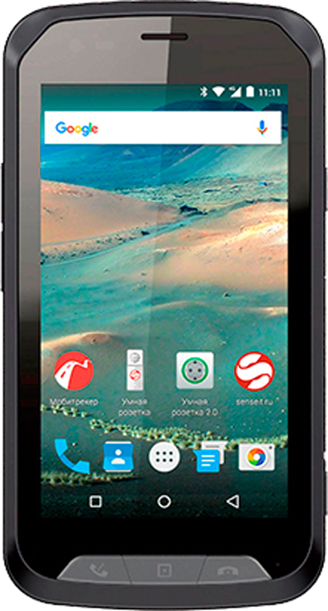 Senseit R450, GraySENSEIT R450 серый Senseit R450, GraySENSEIT R450 серыйСмартфон Senseit R450 создан для людей, ведущих активный образ жизни!Защита IP67 позволит не беспокоиться о сохранности устройства даже в самых экстремальных условиях. Смартфон полностью защищён от проникновения пыли и способен выдержать погружение в воду и снег, а также противостоять ударам и падениям.Батарея 3000 мАч позволит вам оставаться на связи без подзарядки до 25 дней! А поддержка технологии 4G/LTE обеспечит высокую скорость работы с сетью.На корпусе присутствуют 4 механические кнопки, при помощи которых можно пользоваться функциями приёма/отбоя вызова, включать фонарик или камеру, не снимая перчатки.Телефон сертифицирован EAC и имеет русифицированный интерфейс меню и Руководство пользователя.
