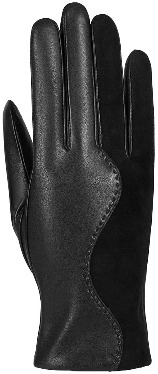 Перчатки женские Eleganzza, цвет: черный. IS959. Размер 7,5
