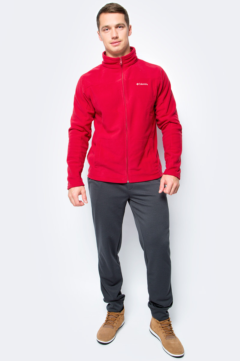 Толстовка мужская Columbia Western Ridge Full Zip M, цвет: красный. 1736711-613. Размер XL (52/54)1736711-613 Толстовка мужская Columbia Western Ridge Full Zip M, цвет: красный. 1736711-613. Размер XL (52/54)1736711-613Классическая мужская флисовая толстовка от Columbia на молнии для использования в качестве среднего слоя одежды. Флис - это очень удачный материал для одежды, которая направлена на удержание тепла, ведь ткань даже в мокром состоянии сохраняет свои теплоизоляционные свойства. Воротник-стойка защитит шею от продувания ветром. Модель дополнена двумя боковыми карманами и оформлена на груди логотипом с названием бренда.