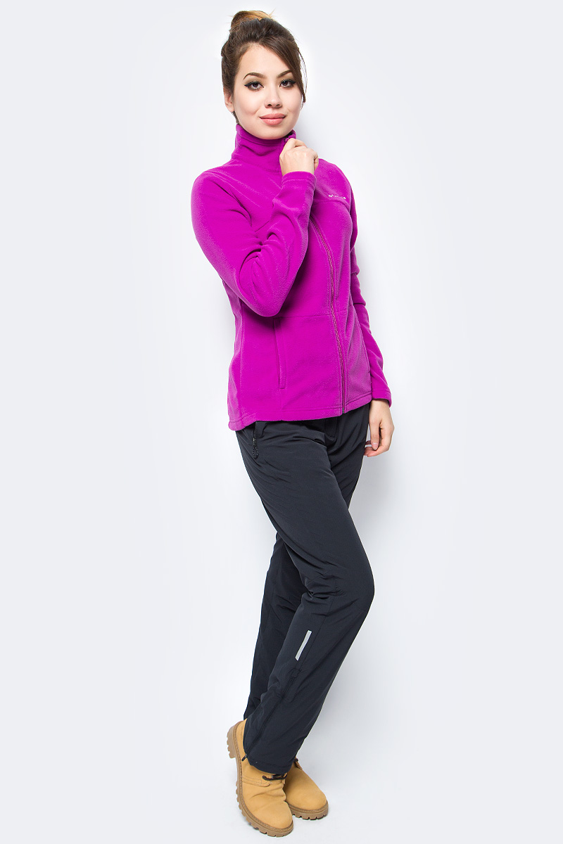Толстовка женская Columbia Western Ridge Full Zip W, цвет: фуксия. 1740921-684. Размер S (44)1740921-684 Толстовка женская Columbia Western Ridge Full Zip W, цвет: фуксия. 1740921-684. Размер S (44)1740921-684Классическая женская толстовка Western Ridge Full Zip на полной молнии от Columbia - превосходный выбор для походов. Флис, из которого выполнена модель, отлично греет в холодные дни. Воротник-стойка защищает шею от продувания.Предусмотрено два удобных боковых кармана для хранения мелочей.