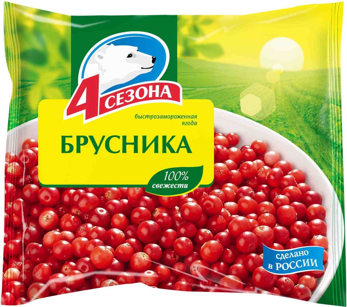 4 Сезона Брусника, 300 г
