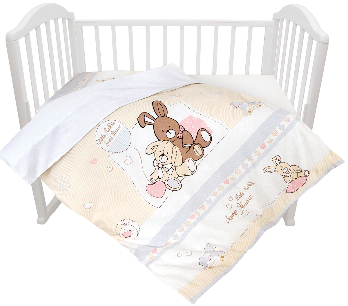 Baby Nice Комплект постельного белья детский Милый дом цвет бежевыйC001/1 Baby Nice Комплект постельного белья детский Милый дом цвет бежевыйC001/1Постельное белье, сшито из качественной бязи импортного производства. Белье не деформируется, цвет не выстирывается.