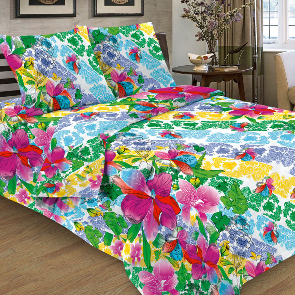Комплект постельного белья Letto Традиция, 1,5 спальный, наволочки 70 x 70 см, цвет: голубой. B238-3B238-3 Комплект постельного белья Letto Традиция, 1,5 спальный, наволочки 70 x 70 см, цвет: голубой. B238-3B238-3Серия Letto Традиция выполнена из классической российской бязи, привычной для большинства российских покупательниц. Ткань плотная (125гр/м), используются современные устойчивые красители и в том числе технология с эффектом 3д. Традиционная российская бязь выгодно отличается от импортных аналогов по цене, при том, что сама ткань и толще, меньше сминается и служит намного дольше. Рекомендуется перед первым использованием постирать, но не пересушивать. Применение кондиционера при стирке сделает такое постельное белье мягче и комфортней. Пододеяльник на молнии. Обращаем внимание, что расцветка наволочек может отличаться от представленной на фото.