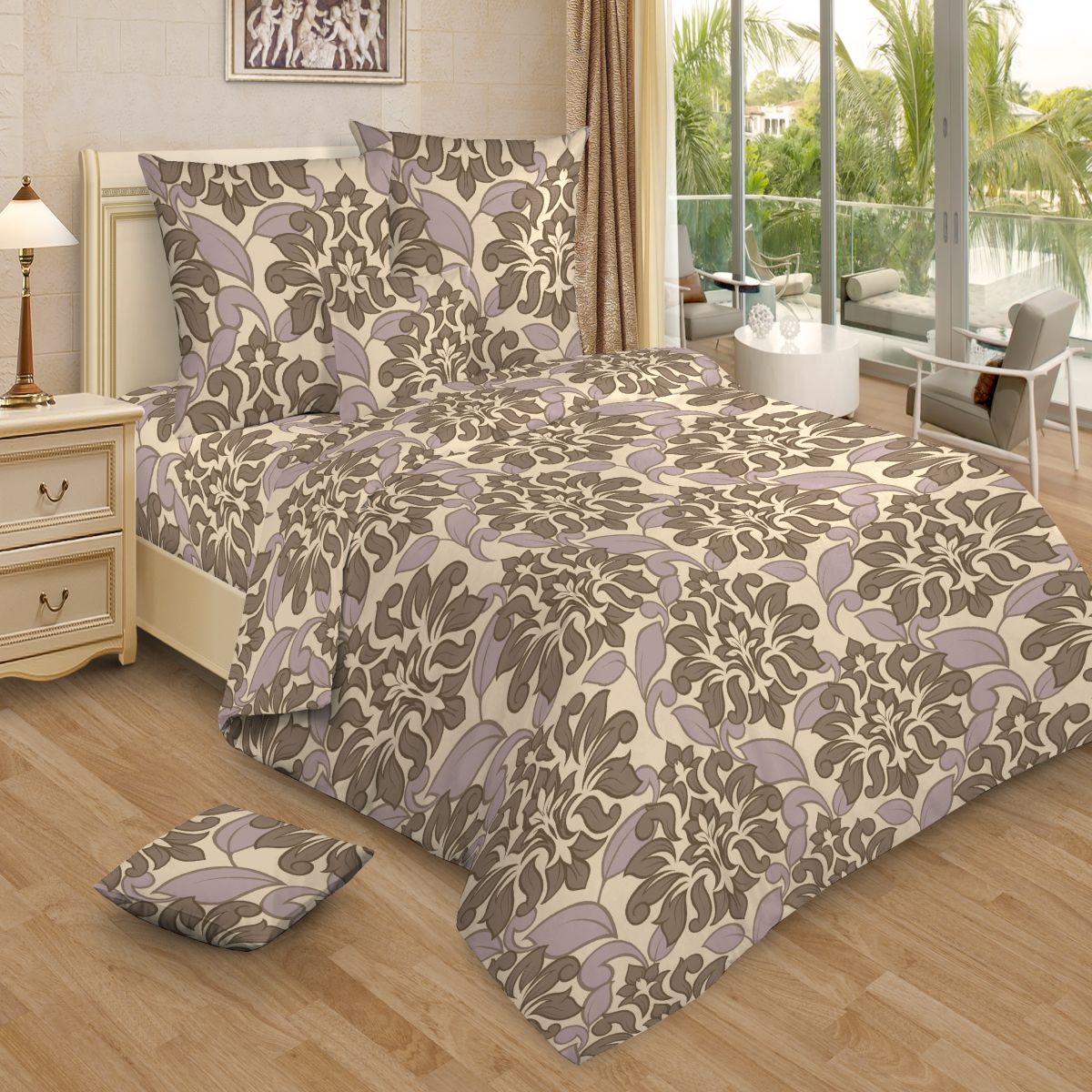 Комплект постельного белья Letto Традиция, евро, наволочки 70 x 70 см, цвет: серый. B260-6B260-6 Комплект постельного белья Letto Традиция, евро, наволочки 70 x 70 см, цвет: серый. B260-6B260-6Серия Letto Традиция выполнена из классической российской бязи, привычной для большинства российских покупательниц. Ткань плотная (125гр/м), используются современные устойчивые красители и в том числе технология с эффектом 3д. Традиционная российская бязь выгодно отличается от импортных аналогов по цене, при том, что сама ткань и толще, меньше сминается и служит намного дольше. Рекомендуется перед первым использованием постирать, но не пересушивать. Применение кондиционера при стирке сделает такое постельное белье мягче и комфортней. Пододеяльник на молнии. Обращаем внимание, что расцветка наволочек может отличаться от представленной на фото.
