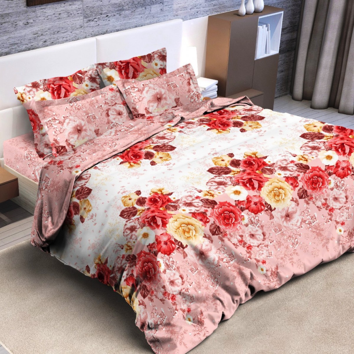 Комплект постельного белья Letto Традиция, евро, наволочки 70 x 70 см, цвет: красный. B267-6B267-6 Комплект постельного белья Letto Традиция, евро, наволочки 70 x 70 см, цвет: красный. B267-6B267-6Серия Letto Традиция выполнена из классической российской бязи, привычной для большинства российских покупательниц. Ткань плотная (125гр/м), используются современные устойчивые красители и в том числе технология с эффектом 3д. Традиционная российская бязь выгодно отличается от импортных аналогов по цене, при том, что сама ткань и толще, меньше сминается и служит намного дольше. Рекомендуется перед первым использованием постирать, но не пересушивать. Применение кондиционера при стирке сделает такое постельное белье мягче и комфортней. Пододеяльник на молнии. Обращаем внимание, что расцветка наволочек может отличаться от представленной на фото.