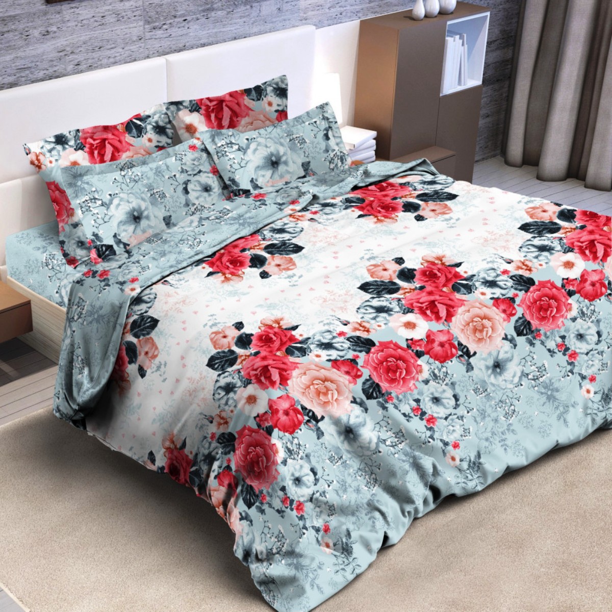 Комплект постельного белья Letto Традиция, евро, наволочки 70 x 70 см, цвет: серый. B268-6B268-6 Комплект постельного белья Letto Традиция, евро, наволочки 70 x 70 см, цвет: серый. B268-6B268-6Серия Letto Традиция выполнена из классической российской бязи, привычной для большинства российских покупательниц. Ткань плотная (125гр/м), используются современные устойчивые красители и в том числе технология с эффектом 3д. Традиционная российская бязь выгодно отличается от импортных аналогов по цене, при том, что сама ткань и толще, меньше сминается и служит намного дольше. Рекомендуется перед первым использованием постирать, но не пересушивать. Применение кондиционера при стирке сделает такое постельное белье мягче и комфортней. Пододеяльник на молнии. Обращаем внимание, что расцветка наволочек может отличаться от представленной на фото.