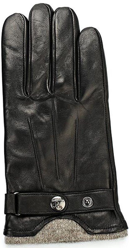 Перчатки мужские Eleganzza, цвет: черный. IS8708. Размер 8,5