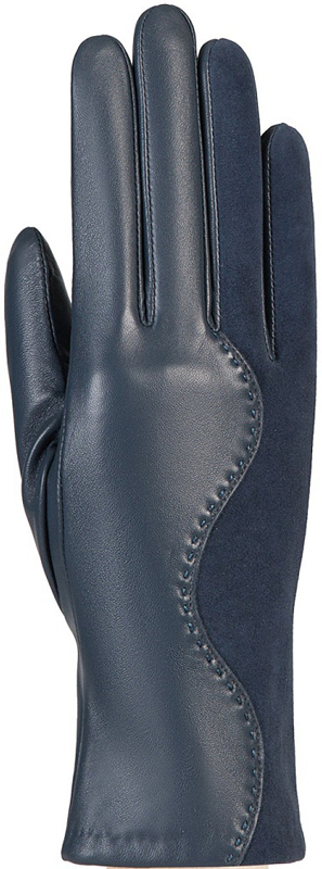 Перчатки женские Eleganzza, цвет: темно-синий. IS959. Размер 8