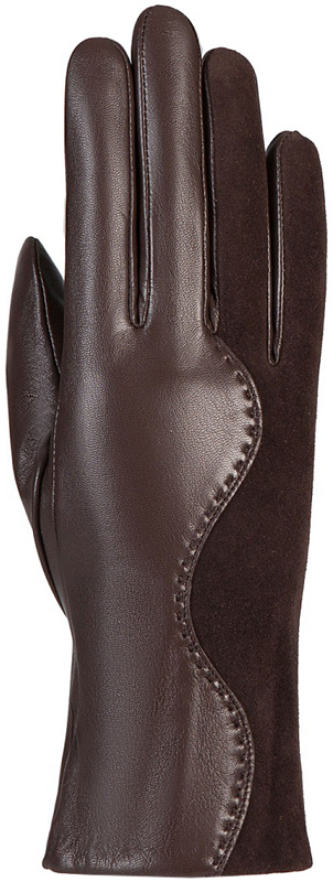 Перчатки женские Eleganzza, цвет: темно-коричневый. IS959. Размер 8