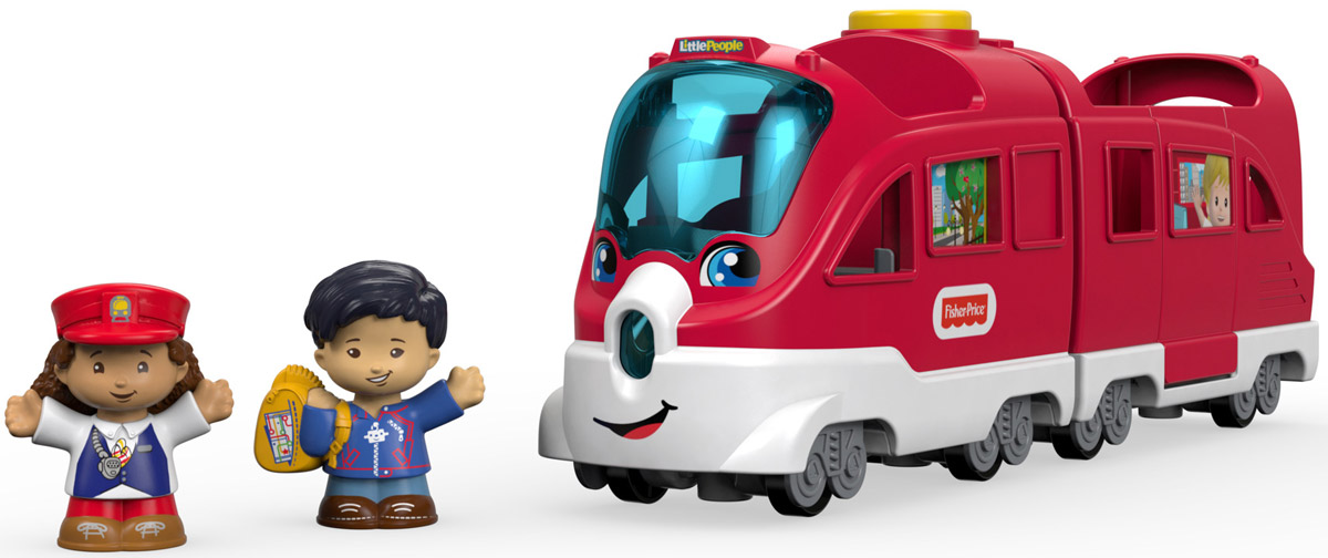 Little People Игровой набор Поезд Вежливые пассажиры