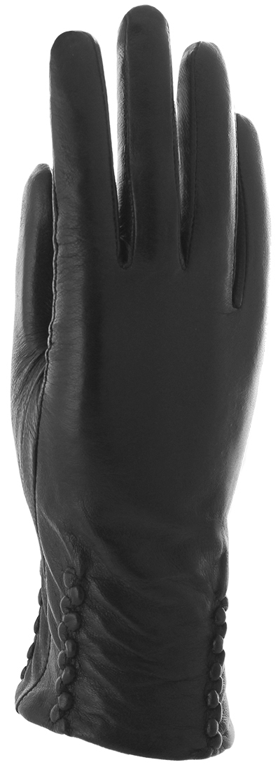 Перчатки женские Malgrado, цвет: черный. 407L. Размер 6,5