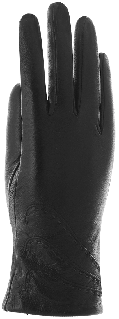 Перчатки женские Malgrado, цвет: черный. 404L. Размер 6,5