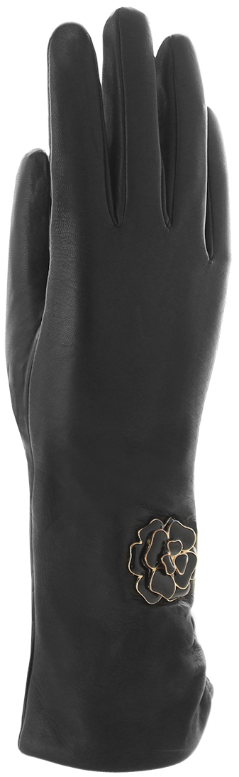 Перчатки женские Malgrado, цвет: черный. 401L. Размер 6,5