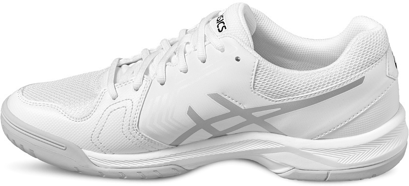 Кроссовки для тенниса мужские Asics Gel-Dedicate 5, цвет: белый, серебристый. E707Y-0193. Размер 9H (42)E707Y-0193 Кроссовки для тенниса мужские Asics Gel-Dedicate 5, цвет: белый, серебристый. E707Y-0193. Размер 9H (42)E707Y-0193Усиленная структура со всех сторон стопы делает кроссовки Asics Gel-Dedicate 5 идеальными для тенниса вне зависимости от того, являетесь ли вы новичком или играете достаточно регулярно. Эти мужские теннисные кроссовки с технологией Asics дарят комфорт и обеспечивают стабильность от первой подачи до матч-пойнта. Подрезай, обходи, иди на рывок – весь корт твой. С системой амортизации в задней части ступни Asics Forefoot GEL Cushioning System, однородной резиновой поверхностью подошвы и гибким верхом эти теннисные кроссовки снижают отдачу при резких движениях и обеспечивают максимальный комфорт и точную посадку по ноге. Кроссовки Asics Gel-Dedicate 5 - идеальный выбор для игроков в теннис, которым необходимо соответствующая обувь.