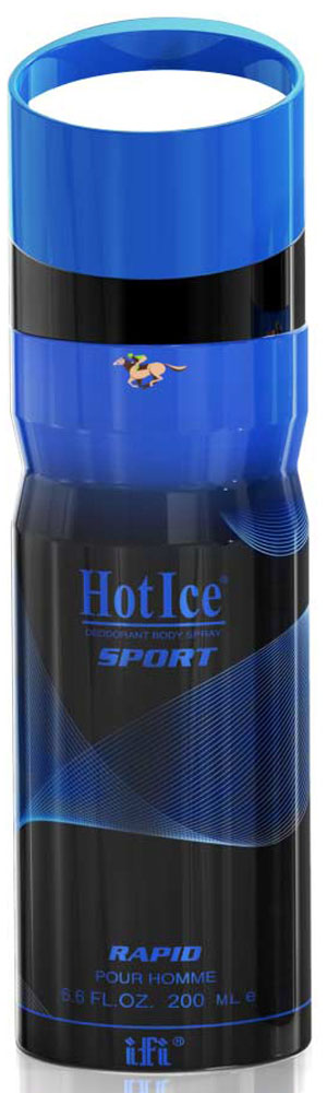 Hot Ice Sport Дезодорант Rapid M Deo Spr, 200 мл215983 Hot Ice Sport Дезодорант Rapid M Deo Spr, 200 мл215983Аромат для мужчин с твердой волей и сильных духом.Начальные ноты: бергамот, кориандрСредние ноты: морской бризБаза: древесный аккорд