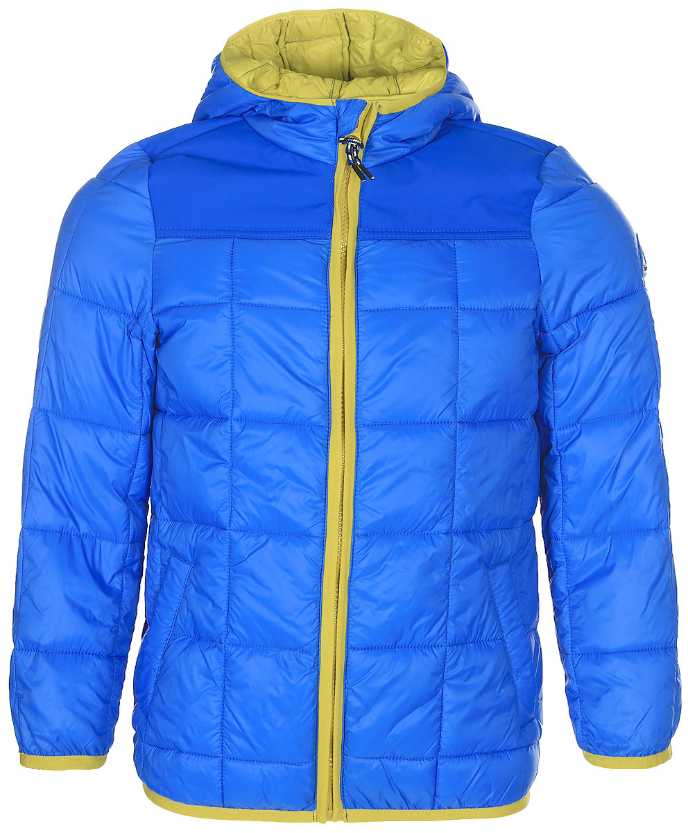 Куртка для мальчиков Tom Tailor, цвет: голубой. 3533393.00.30_6981. Размер 1403533393.00.30_6981 Куртка для мальчиков Tom Tailor, цвет: голубой. 3533393.00.30_6981. Размер 1403533393.00.30_6981Стильная куртка для мальчика Tom Tailor изготовлена из полиамида. Подкладка выполнена из полиэстера. В качестве утеплителя используется синтепон. Куртка с капюшоном застегивается на застежку- молнию и дополнительно имеет защиту подбородка и внутреннюю ветрозащитную планку. Изделие дополнено спереди двумя прорезными карманами на застежках-молниях. Низ модели и рукава дополнены эластичной резинкой.