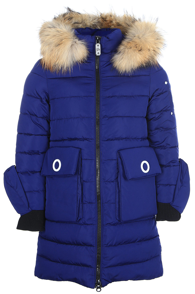 Куртка для девочки Vitacci, цвет: синий. 2171459-04. Размер 1342171459-04 Куртка для девочки Vitacci, цвет: синий. 2171459-04. Размер 1342171459-04Удлиненная куртка для девочки Vitacci, изготовленная из полиэстера, станет стильнымдополнением к детскому гардеробу.Подкладка выполнена из полиэстера и дополнительно утеплена флисом по спинке. В качестве наполнителя используется биопух.Модель застегивается на застежку-молнию и имеет съемный капюшон с опушкой из натурального меха. Спереди расположены два накладных кармана. Куртка дополнена несъемными рукавичками на кнопках. Температурный режим от -10°С до -25°С.Теплая, удобная и практичная куртка идеально подойдет юной моднице для прогулок!