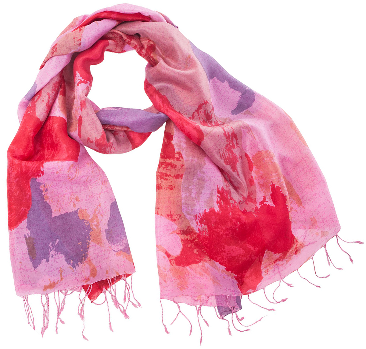 Палантин женский Michel Katana, цвет: розовый. S30-OIL.CANVA/SOLD.ROSE. Размер 110 x 180 см