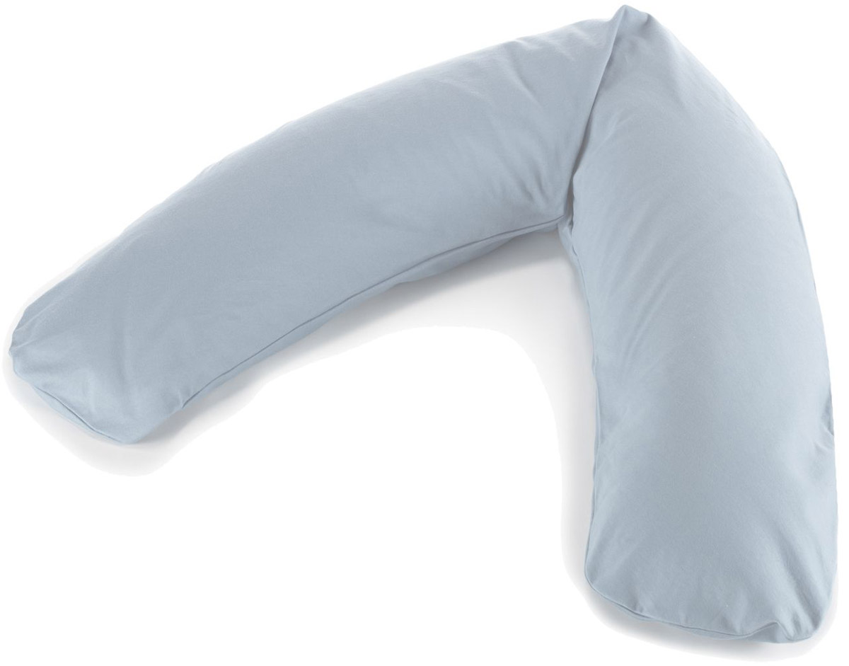 TheraLine Подушка для беременных и кормящих мам Jersey цвет голубой 170 см