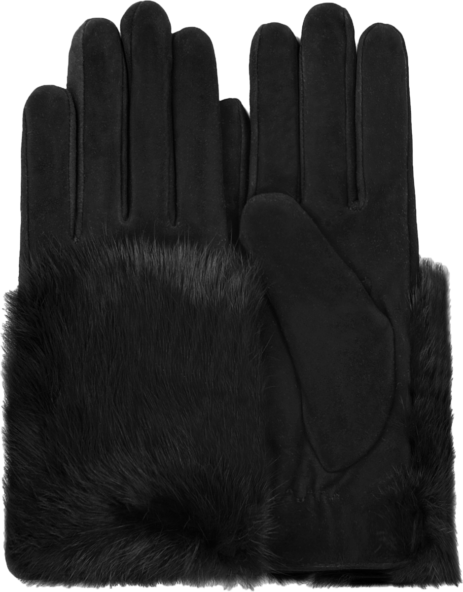 Перчатки женские Dali Exclusive, цвет: черный. S11_EPURE/BL. Размер 7