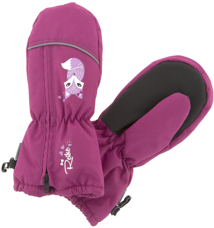 Варежки для девочки Reike Умная Лиса, цвет: фуксия. RW18_SF fuchsia. Размер 2RW18_SF fuchsia Варежки для девочки Reike Умная Лиса, цвет: фуксия. RW18_SF fuchsia. Размер 2RW18_SF fuchsiaВарежки Reike Умная Лиса выполнены из ветрозащитной, водонепроницаемой и дышащей мембранной ткани, декорированной принтом в стиле коллекции. Мягкая подкладка из флиса обеспечивает дополнительный комфорт и тепло. Запястья оформлены резинкой, ладони дополнительно усилены. Тыльная сторона варежек оформлена светоотражающими деталями и молнией для облегчения надевания.