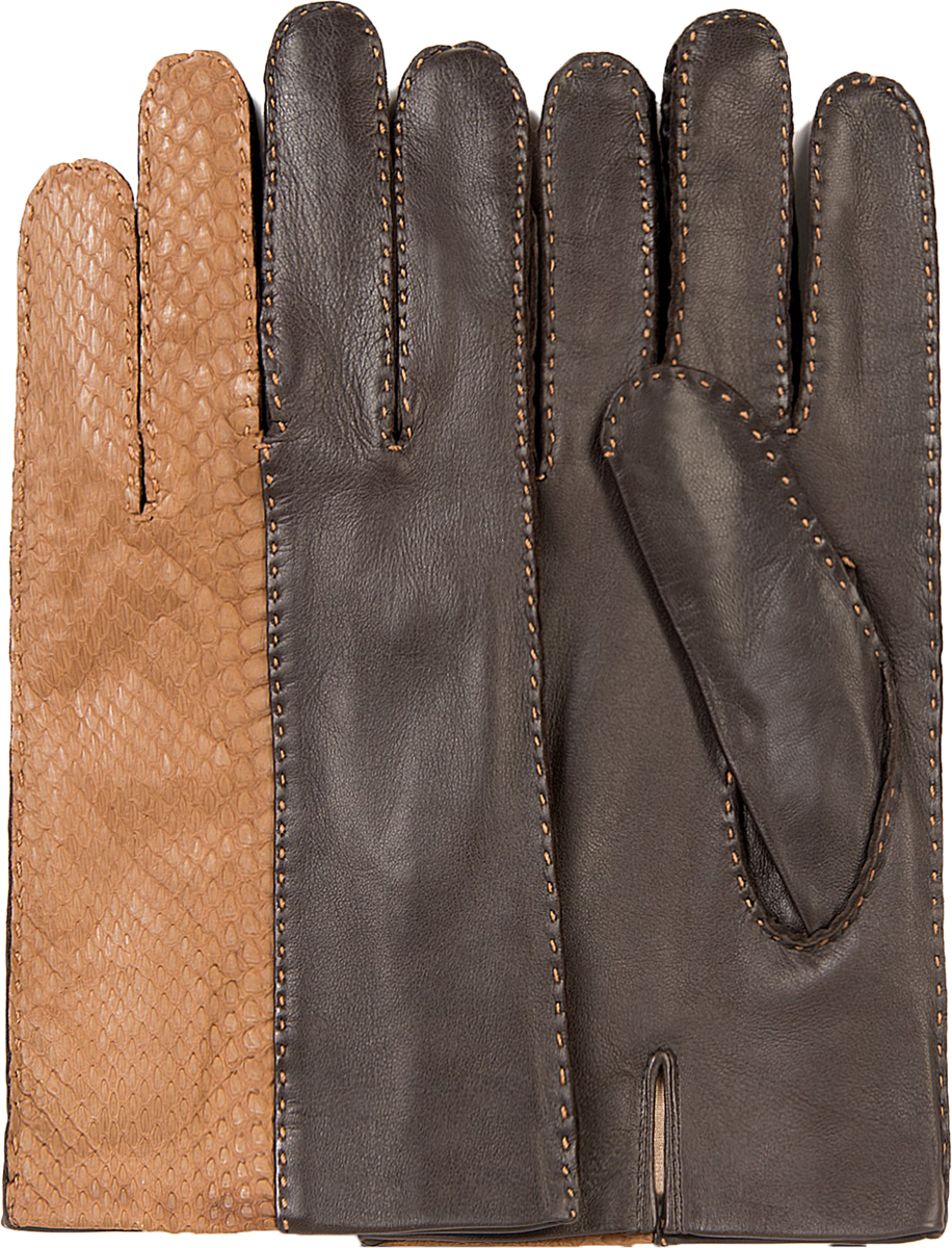 Перчатки мужские Dali Exclusive, цвет: коричневый. R86_CORVIN/CHAM//11. Размер 8