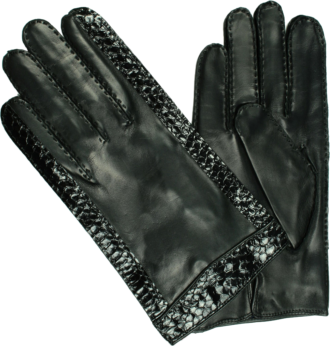 Перчатки мужские Dali Exclusive, цвет: черный. R86_HUN/BL//11. Размер 8