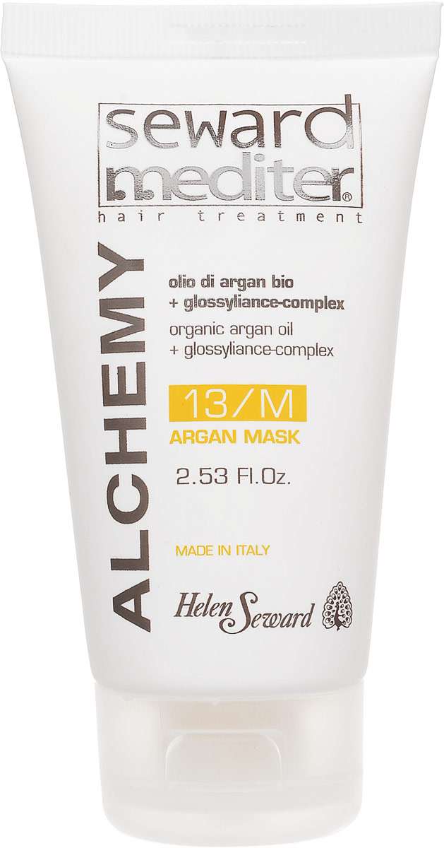 Helen Seward Alchemy Argan Mask 13/M Маска для всех типов волос с аргановым маслом, 75 мл1309 Helen Seward Alchemy Argan Mask 13/M Маска для всех типов волос с аргановым маслом, 75 мл1309Глубоко питает и увлажняет волосы, оказывая укрепляющее действие, делает волосы идеально гладкими. Обладает реструктурирующим действием, улучшая состояние волос за счет уплотнения и восстановления его структур. Придает интенсивный блеск и мягкость волосам, делая их легкорасчесываемыми. Снимает статическое электричество. Не утяжеляет волосы.
