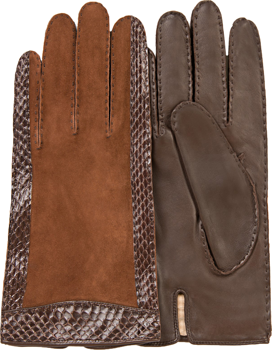 Перчатки мужские Dali Exclusive, цвет: коричневый. R86_HUN/GORJ//11. Размер 8,5