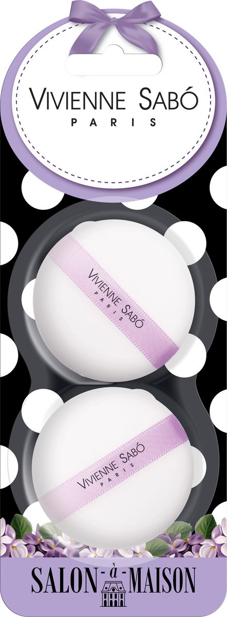 Vivienne Sabo Набор велюровых спонжей для макияжа, 2 шт аудиотехника sabo 880u