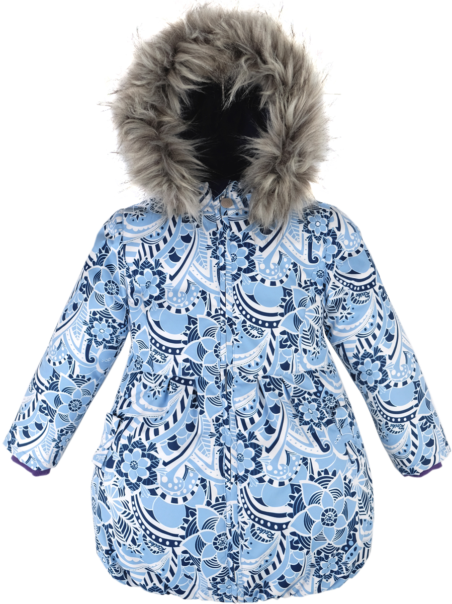 Куртка для девочки Reike Зимние кружева, цвет: синий. 39655220_WLC blue. Размер 11639655220_WLC blue Куртка для девочки Reike Зимние кружева, цвет: синий. 39655220_WLC blue. Размер 11639655220_WLC blueКуртка для девочки Reike Зимние кружева изготовлена из ветрозащитной, водонепроницаемой, дышащей мембранной ткани с оригинальным принтом в виде растительных узоров. Подкладка выполнена из принтованного полиэстера с флисовой спинкой и воротником. Приталенная куртка дополнена съемным регулирующимся капюшоном с отстегивающейся меховой опушкой, светоотражающими лентами, а также двумя карманами, украшенными бантиками. Низ куртки присборен резинкой. Рукава оформлены эластичными трикотажными манжетами. Внутренняя ветрозащитная планка по всей длине молнии не допускает проникновения холодного воздуха. Базовый уровень. Коэффициент воздухопроницаемости куртки: 2000гр/м2/24 ч. Водоотталкивающее покрытие: 2000 мм.