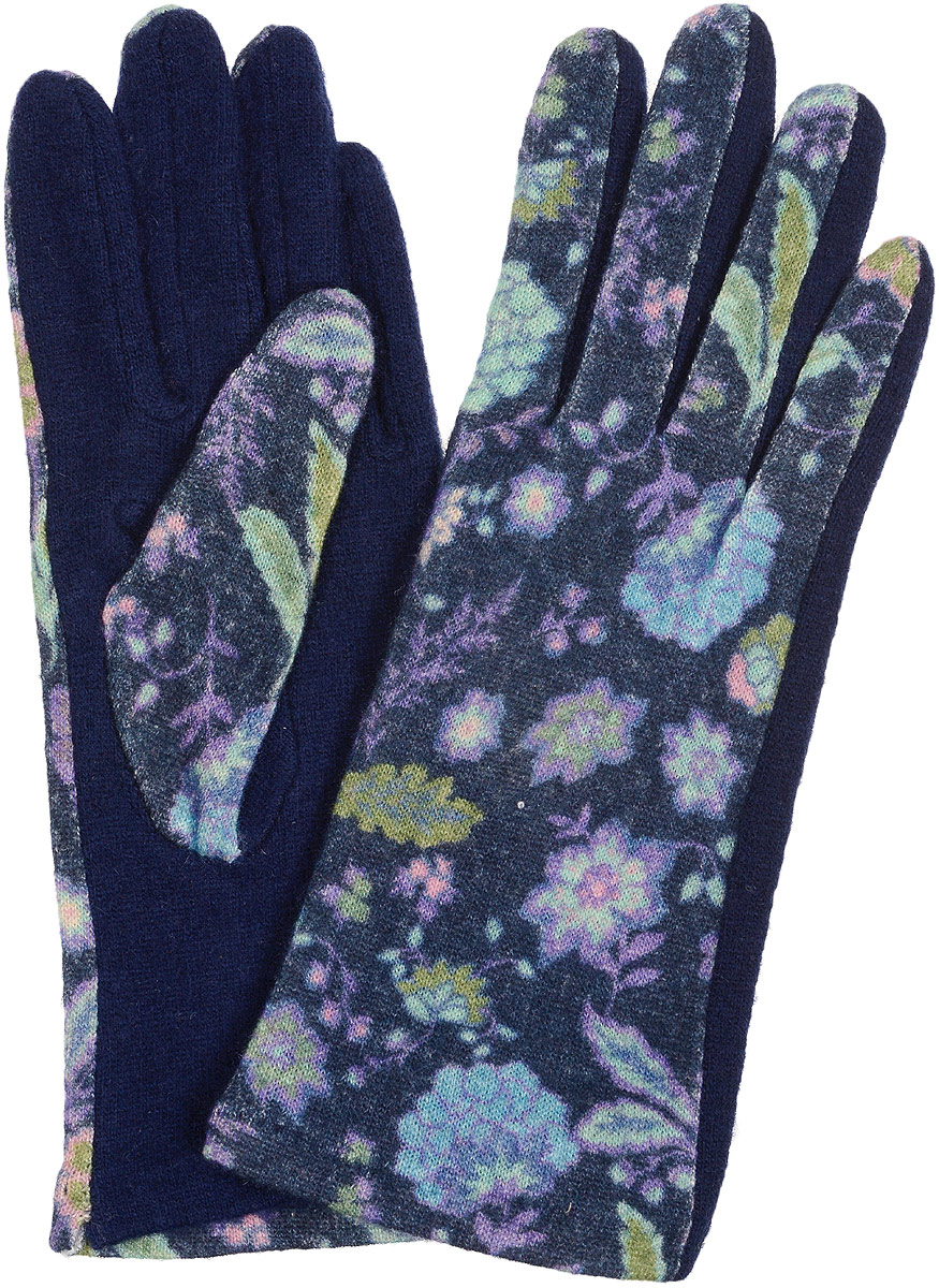 Перчатки женские Labbra, цвет: темно-синий. LB-PH-77. Размер S