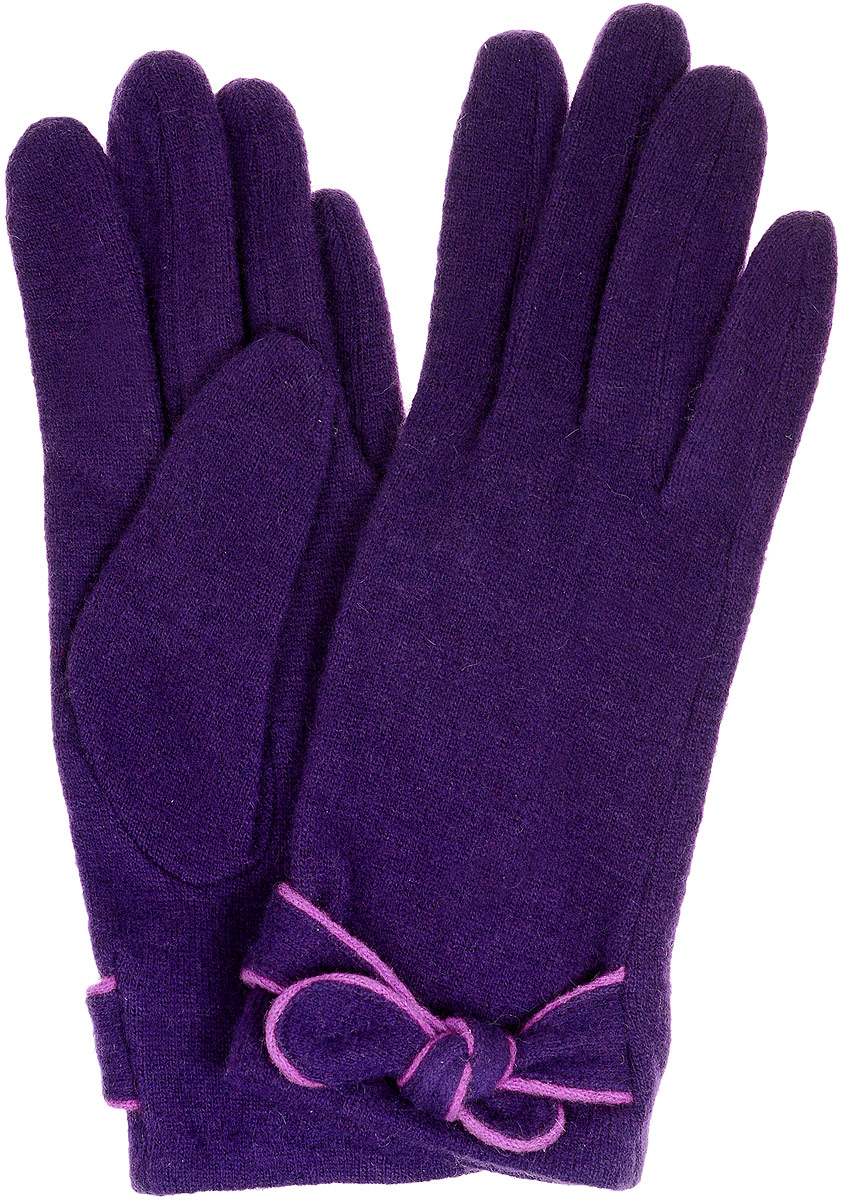 Перчатки женские Labbra, цвет: фиолетовый, розовый. LB-PH-49. Размер S