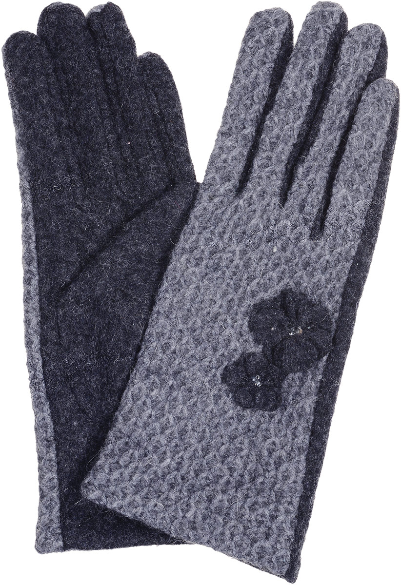 Перчатки женские Labbra, цвет: серый. LB-PH-1707. Размер S