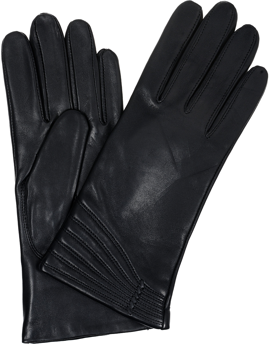 Перчатки женские Eleganzza, цвет: черный. HP040. Размер 7,5